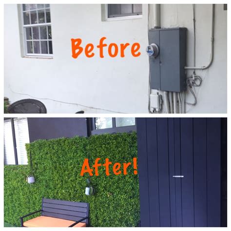 how to paint outdoor electrical box|painting that plugs into wall.